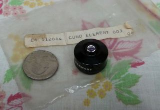 Vintage Microscope Condenser Lens German Germany Apl Oel 1.  25 3