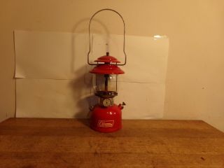 Vintage 1965 Coleman Red 200a Lantern 5/65 Sunshine Of The Night