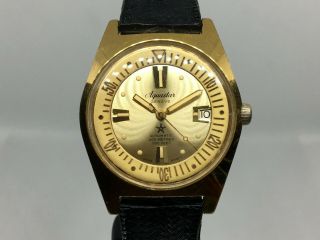 Vintage Aquastar 60´s Diver Watch For Collectors Swiss Made
