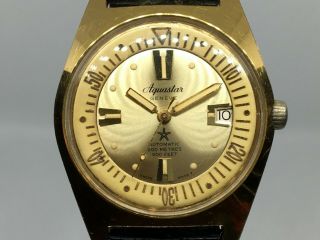Vintage Aquastar 60´s Diver Watch For Collectors Swiss Made 2