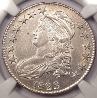 1823 Capped Bust Half Dollar 50c - Ngc Au Details - Rare Certified Coin