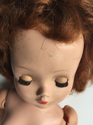 Vintage 1950 ' s Madame Alexander CISSY Doll TLC For Repair or Parts 7