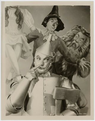 Jack Haley The Tin Man Vintage 1939 The Wizard Of Oz Production Still Photograph