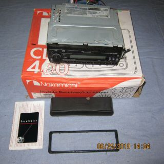 Vintage Nakamichi Cd - 400 Cd Player In Dash Receiver
