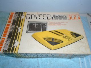 Vintage 1976 Magnavox Odyssey 300 Video Game Hockey Tennis Smash Great
