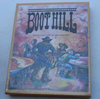 Vintage Boot Hill Role Playing Wild West Board Game Rpg Fantasy Games 1979
