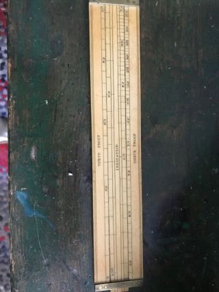 Rare ALCOHOL PROOFING Slide Rule From DRING And FAGE London 5