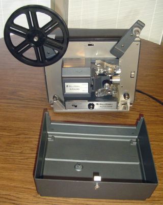 Vintage Bell & Howell Autoload 357b 8mm Projector,  Very,