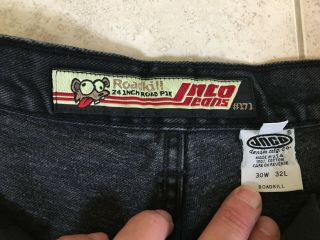 JNCO Roadkill 30W x 32L USA MADE 24 Inch - Black Jeans - Vintage 4