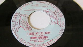 Rare Northern Soul Tommy Navarro I Cried My Life Away Jac Records Label 1253