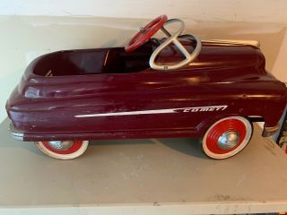 Vintage 1950’s Murray Comet V12 Full Size Pedal Car Paint EXC NR 11