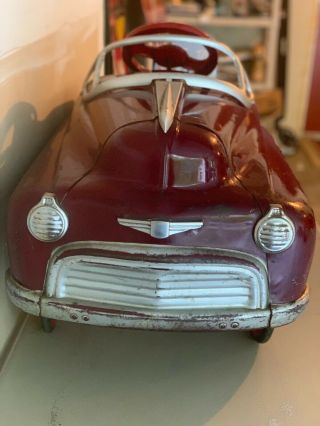 Vintage 1950’s Murray Comet V12 Full Size Pedal Car Paint EXC NR 6