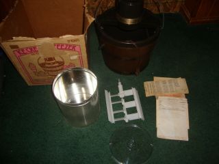 Vintage Sears Electric Old Fashion Ice Cream Maker 4 Qt
