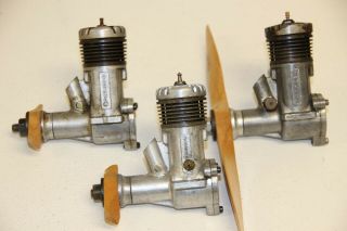 Vintage Johnson 35 Model Airplane Engines