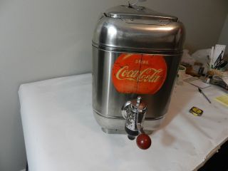 VINTAGE OUTBOARD COCA - COLA SODA DISPENSER - STAINLESS - VINTAGE DRIVE - IN THEATER 2