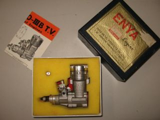 Enya 60 Iii Tv Model Airplane Engine Vintage