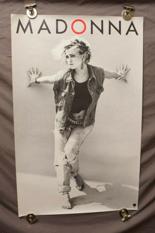 Vtg 1st Madonna Promo Poster 1983 Sire Records 80 