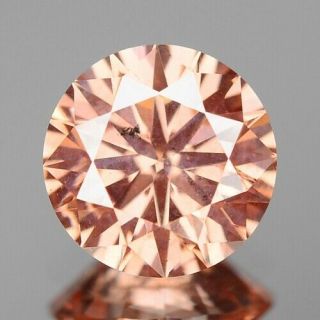1.  27 Cts Sparkling Rare Fancy Orange Pink Color Natural Loose Diamond