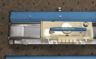 Vintage Brother Profile KH - 588 Knitting Machine Tools Accessories Blue Case 2