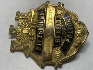 Obsolete RARE 1930 ' s Pittsburgh PA Bureau of Police Detective Style Badge 2