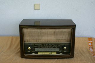 SABA FREUDENSTADT 8,  german vintage tube radio,  built 1957,  restored 2
