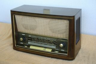 SABA FREUDENSTADT 8,  german vintage tube radio,  built 1957,  restored 3