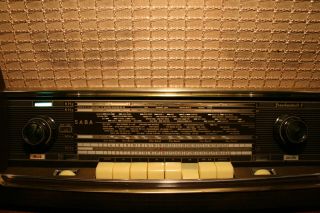 SABA FREUDENSTADT 8,  german vintage tube radio,  built 1957,  restored 6