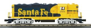 Rare Mth 30 - 20061 - 1 Santa Fe Gp - 9 Diesel Engine W/ps 3.  0,  Yellow/blue