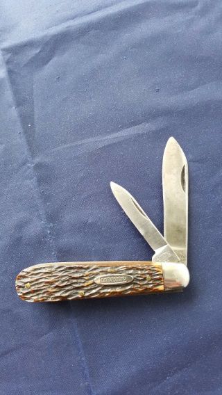 Cattaraugus Vintage Jack Knife Bone Handles