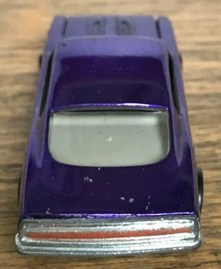 Vintage Hot Wheels Red Line 1967 Purple Custom Barracuda with White Interior 4