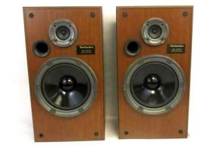 Vintage Technics Sb - Cr33 Sbcr33 2 - Way System Floor Standing Speakers
