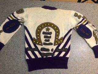 Omega Psi Phi Fraternity Vintage 1960’s 100 Wool Small Size Sweater 9