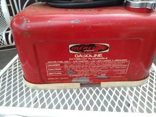 Vintage Mercury Marine Fuel Gas Tank 3 gallon 2