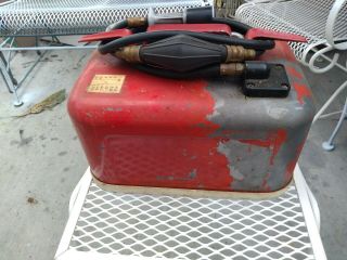 Vintage Mercury Marine Fuel Gas Tank 3 gallon 5