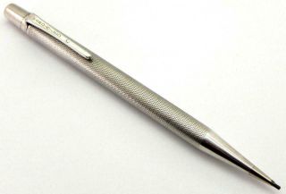 Vintage Solid Silver Yard O Led Propelling Pencil,  London 1957.
