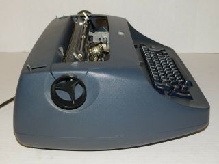 Vtg 1960 ' s IBM Selectric I Blue Electric Ball Typewriter Retro Modern Keyboard 4
