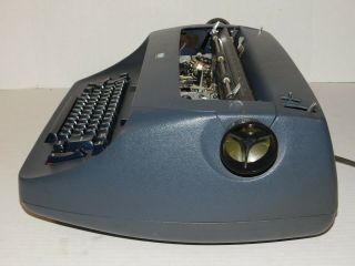 Vtg 1960 ' s IBM Selectric I Blue Electric Ball Typewriter Retro Modern Keyboard 6