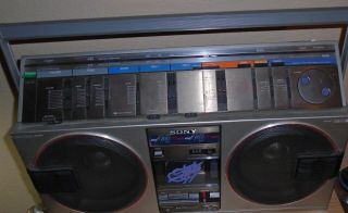 vintage Sony CFS - 99 Boombox 4