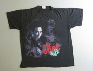 The Cure Disintegration Black Band T Shirt Vintage Retro Distressed Worn