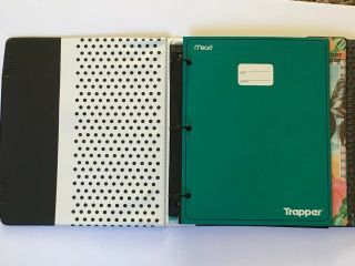 Vintage Mead Trapper Keeper 29096 Horse On Beach Portfolio Notebook & 2 Folders 4