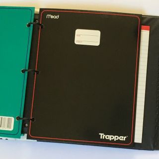 Vintage Mead Trapper Keeper 29096 Horse On Beach Portfolio Notebook & 2 Folders 6
