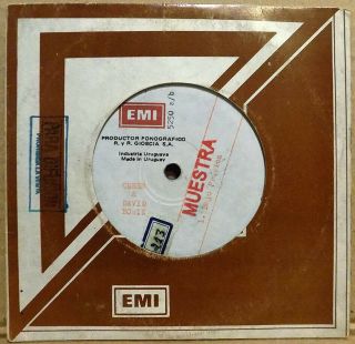 Test Pressing 45 Queen / David Bowie Under Pressure Rare South America Emi 7 "
