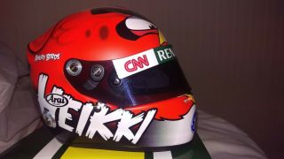 Heikki Kovalainen 1/2 Caterham Angry Birds Helmet 2012 Rare