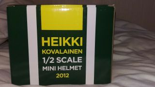 Heikki Kovalainen 1/2 Caterham Angry Birds helmet 2012 Rare 8