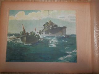 Ww2 Japanese Navy Strategy Painting.  Japanese Occupation Of The Andaman Islands.