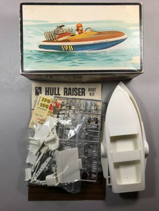Vintage Amt Hull Raiser Drag Boat Model Kit 2463 - 170