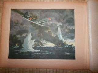 Ww2 Japanese Navy Strategy Painting.  Battle Of Rennell Island.