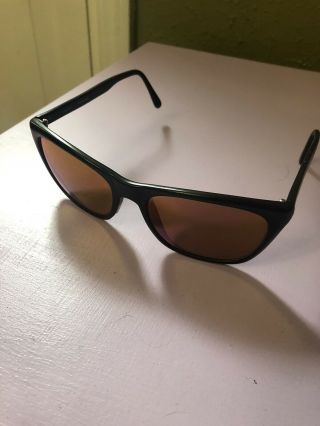 Vintage Revo 840/001 Sunglasses Colored Mirror H2o Lenses Black Frames