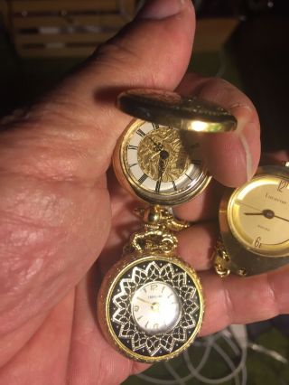 Elgin,  Lucerne & Caroline Vintage 14kgold Filled Pendent Watches