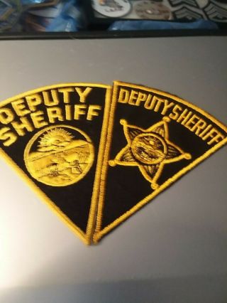 Ohio State Deputy Sheriff Vintage Old Patches